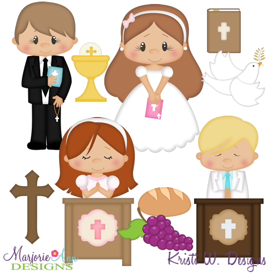 My 1st Communion SVG Cutting Files Includes Clipart - Click Image to Close